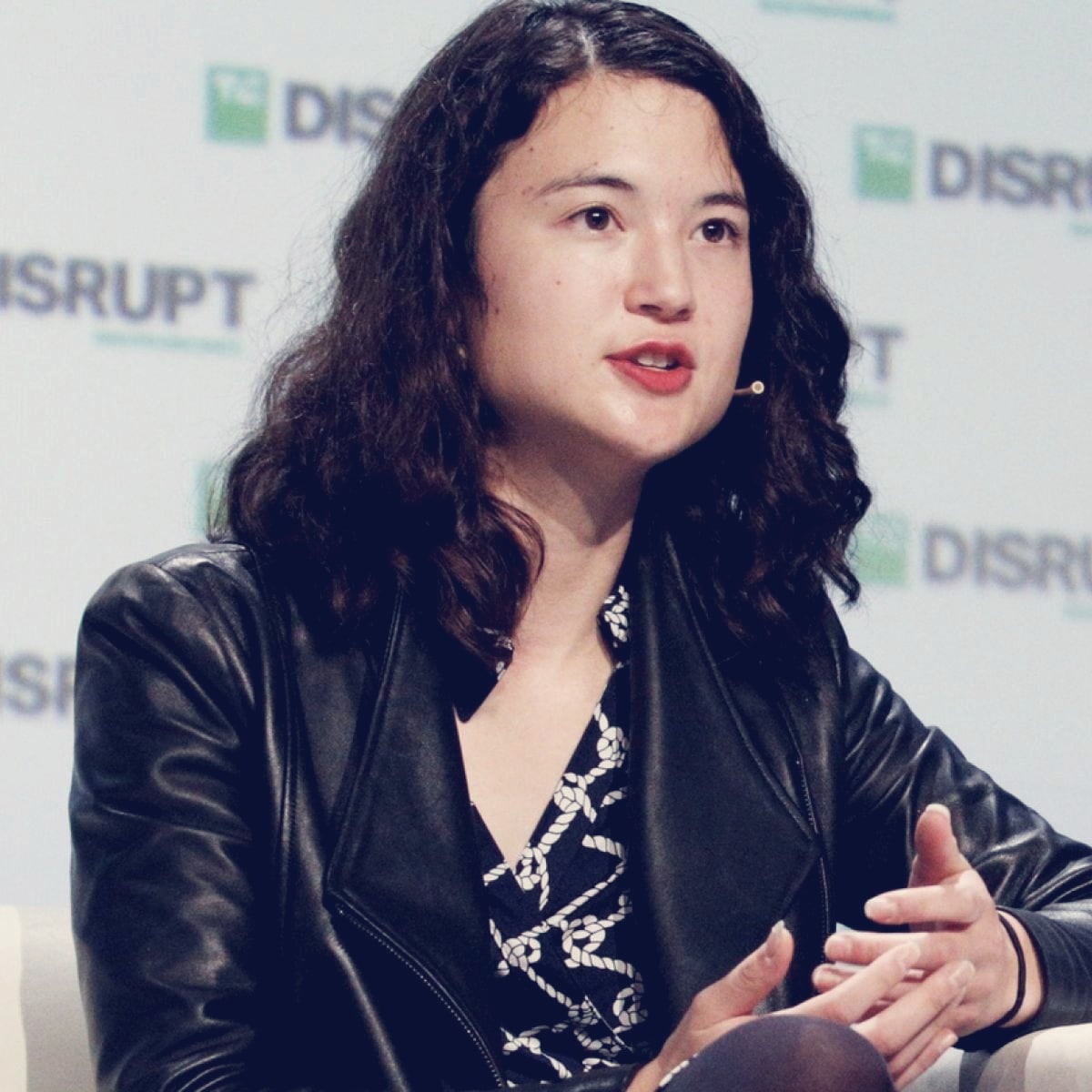 Laura Deming at TechCrunch Disrupt 2018